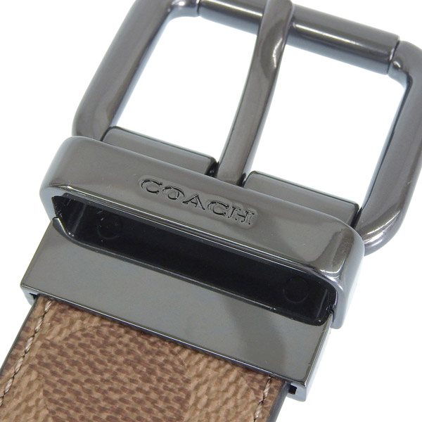 COACH（コーチ） メンズ ベルト リバーシブル アウトレット PVC