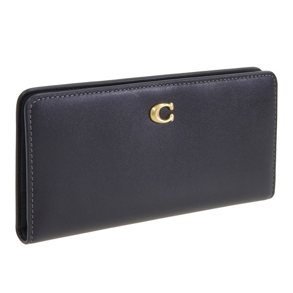 コーチ 財布 レディース 長財布 レザー ブラック RFC LTH ESS SLM WLT CZ096B4BK COACH