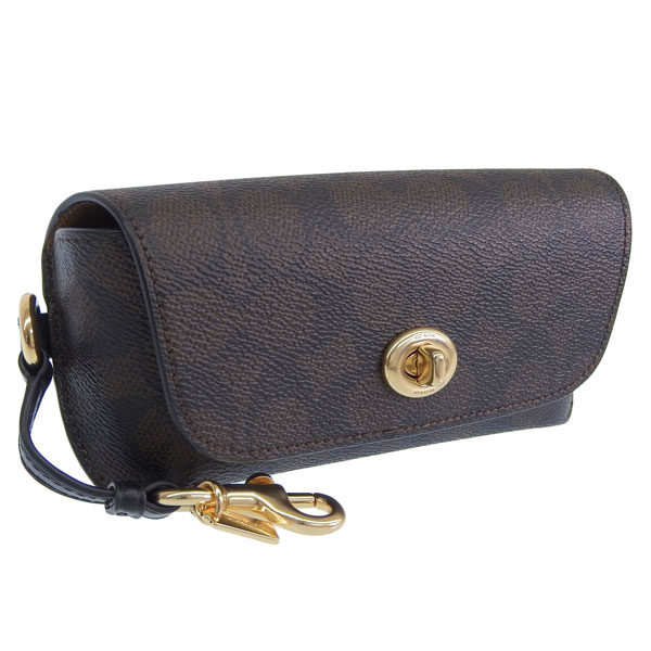 (コーチ)フック付きメガネ・サングラスケース CZ207-IMXHE COACH コーチ サングラスケース 眼鏡ケース メンズ レディース