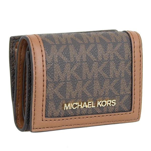 MICHAEL KORS / 財布/レザー/BRW/レディース/35F3GTVD0B MICHAEL KORS マイケルコース 財布 レディース 三つ折り財布