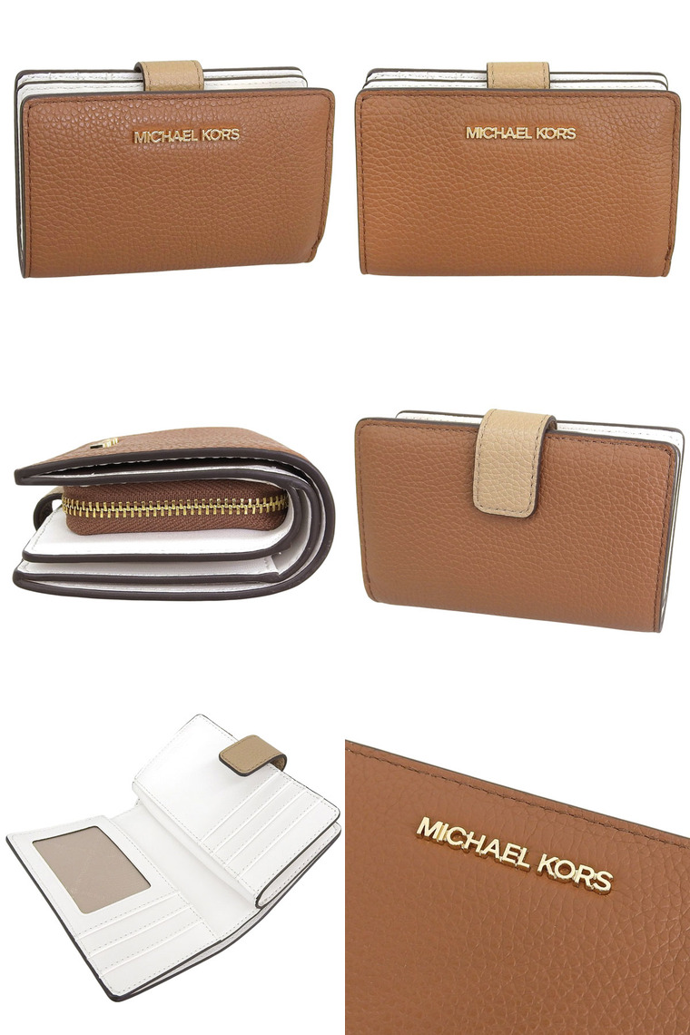 【未使用✨】MICHAELKORS 三つ折り財布 スモール バニラ MICHAEL KORS（マイケルコース） 特価 財布 レディース 2つ折り 3つ折