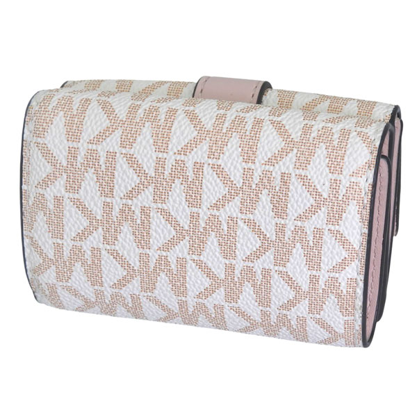 MICHAEL KORS(マイケルコース) 3つ折り財布美品  - 35F5GGRD0V ライトピンク レザー MICHAEL KORS（マイケルコース） 財布 レディース 3つ折り 折財布 ミニ