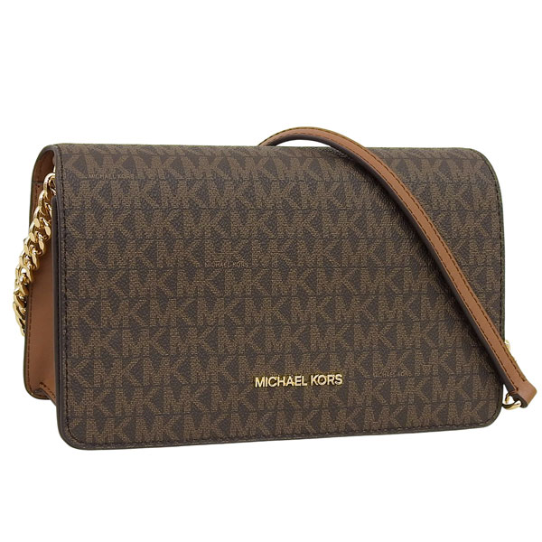 マイケルコース バッグ レディース ショルダーバッグ アウトレット PVC ブラウン JET SET TRAVEL 35F5GTVC8B 200 MICHAEL KORS