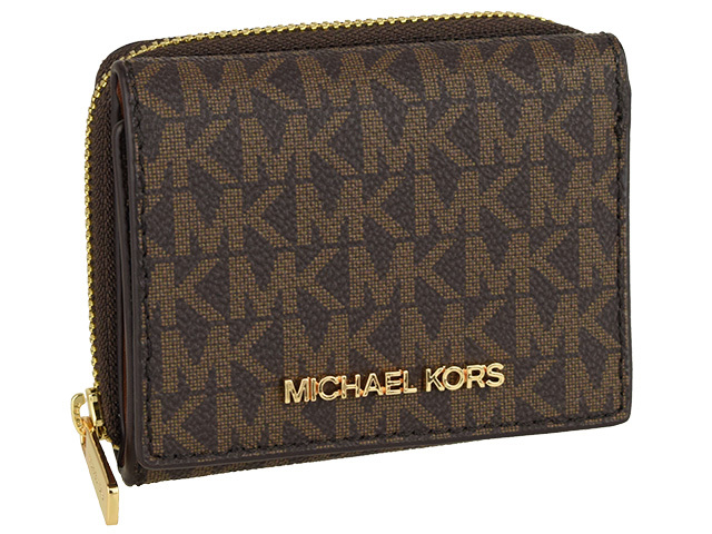 マイケルコース MICHAEL KORS 三つ折り財布 （ブラウン）