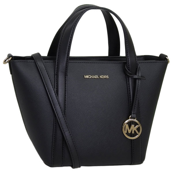 マイケルコース MICHAEL KORS PRATT TOTE  プラット トート ショルダー ハンド バッグ （ブラック）