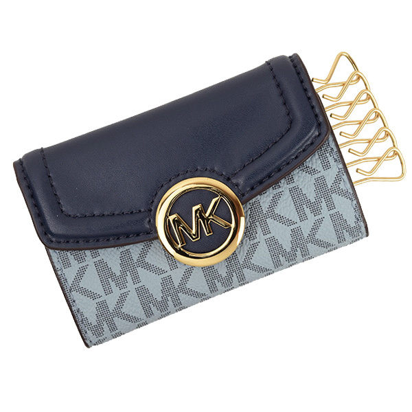 【新品】マイケルコース MICHAEL KORS バイカラーデザインキーケース MICHAEL KORS マイケルコース キーケース レディース