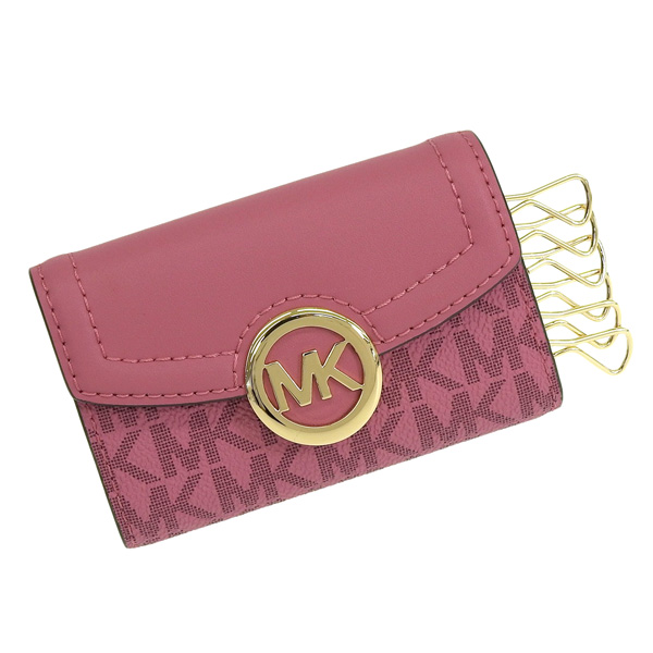 MICHEAL KORS マイケルコース ピンクカラー 6連 キーケース MICHAEL