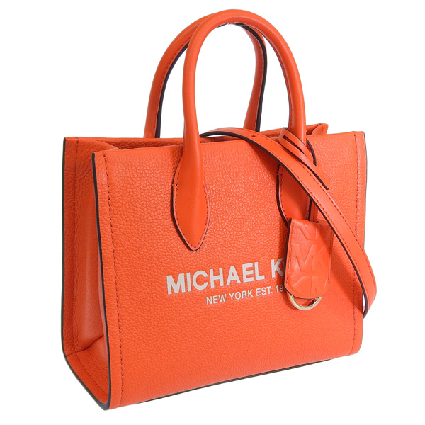 マイケルコース ショルダーバッグ レディース 2WAY トートバッグ アウトレット レザー オレンジ D35S2G7ZC5L-POPMLT  MICHAEL KORS