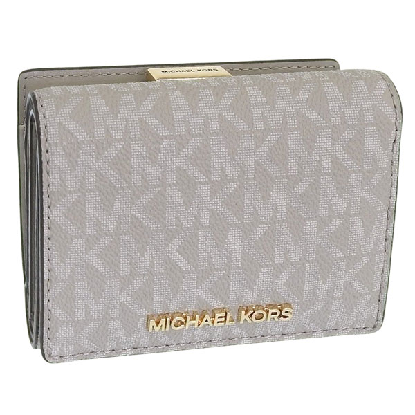 MICHAEL KORS グレー 三つ折り財布 MICHAEL KORS（マイケルコース） 財布 レディース 3つ折り 折財布 ミニ