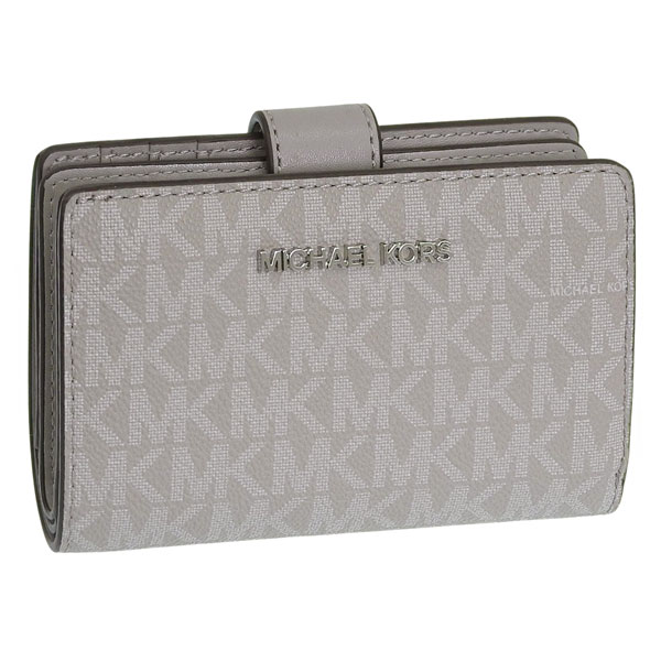 ankinagoma。 マイケルコース 二つ折り財布　グレー MICHAEL KORS（マイケルコース） 財布 レディース 2つ折り 折財布