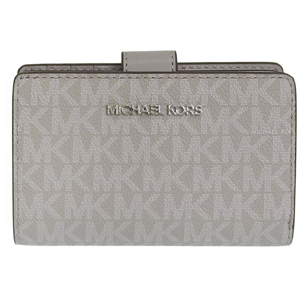 【新品タグ付】マイケルコース 2つ折り財布　グレー MICHAEL KORS（マイケルコース） 財布 レディース 2つ折り 折財布