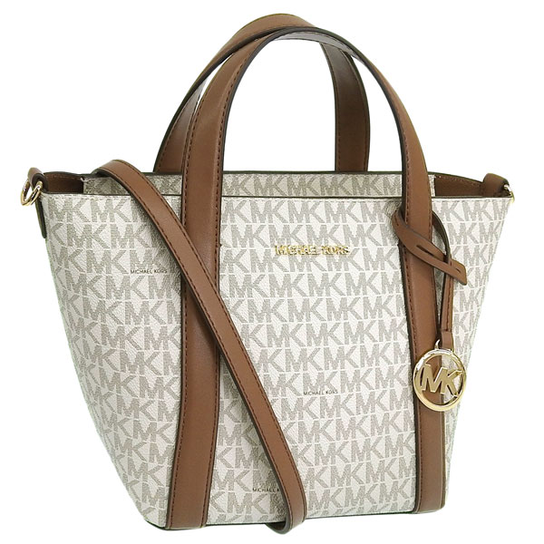 マイケルコース MICHAEL KORS PRATT TOTE  プラット トート ショルダー ハンド バッグ （ホワイト）