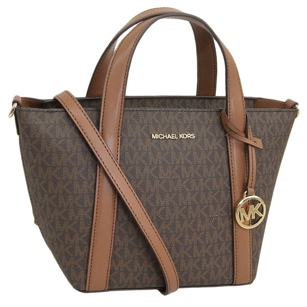 マイケルコース MICHAEL KORS PRATT TOTE  プラット トート ショルダー ハンド バッグ （ブラウン）
