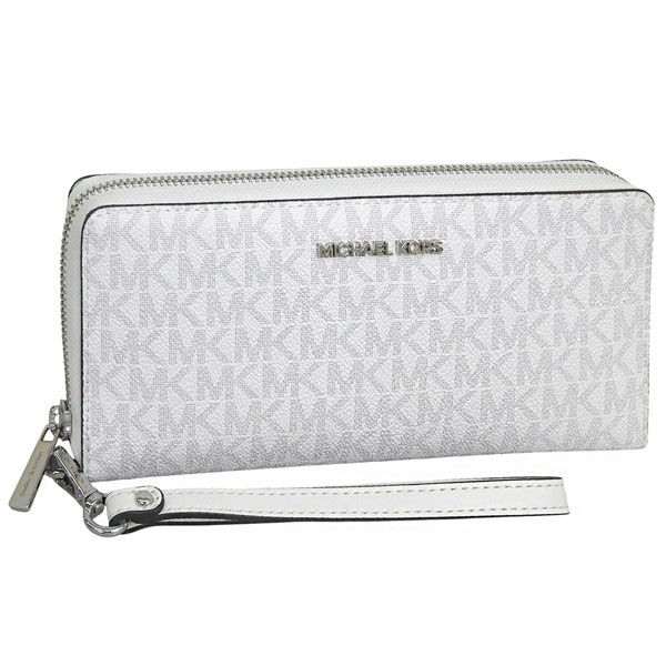 マイケルコース 財布 レディース 長財布 アウトレット PVC ホワイト 35S4STVE7B 1999 MICHAEL KORS
