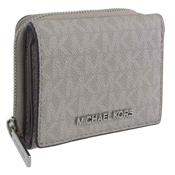 Michael Kors 三つ折り財布 グレー/ブラック MICHAEL KORS マイケルコース 財布 レディース 3つ折り 折財布
