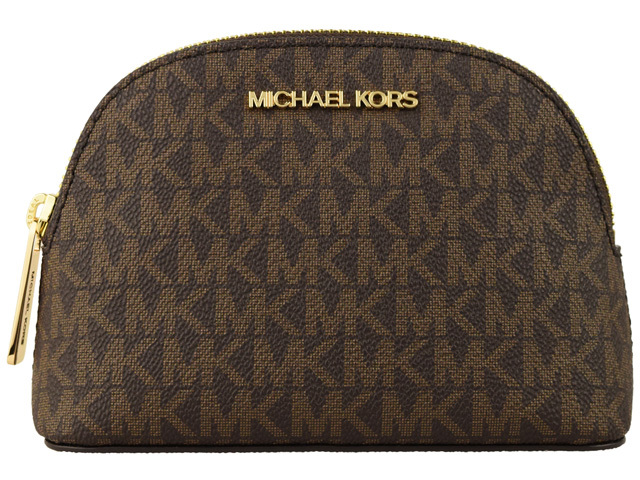 マイケル マイケルコース MICHAEL KORS ポーチ アウトレット d35t0gtvm2b-brown