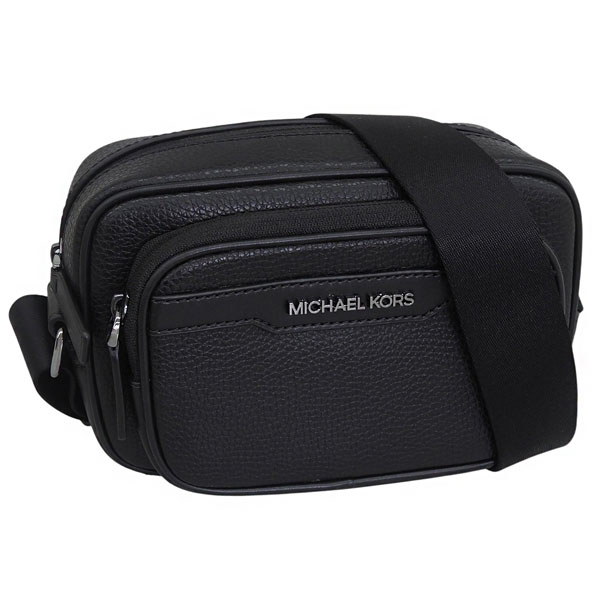 マイケルコース バッグ メンズ ショルダーバッグ アウトレット レザー ブラック 37T4LC0M1L 001 MICHAEL KORS