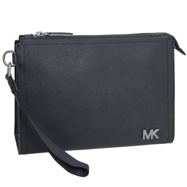 マイケルコース バッグ メンズ クラッチバッグ アウトレット ブラック 37T5LCOU9O 001 MICHAEL KORS