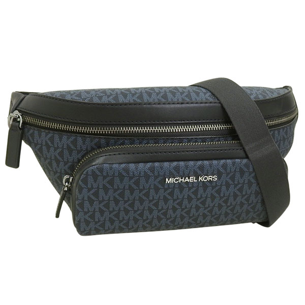マイケルコース バック メンズ ショルダーバッグ ボディバッグ アウトレット PVC ネイビー 37U1LCOY9B2 068 MICHAEL KORS