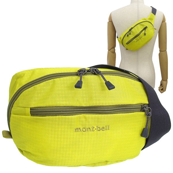 モンベル バッグ メンズ レディース ショルダーバッグ ボディバッグ Lサイズ イエロー デルタガセットポーチ DELTA GUSSET POUCH L 1123765 DGP RLCYL mont bell