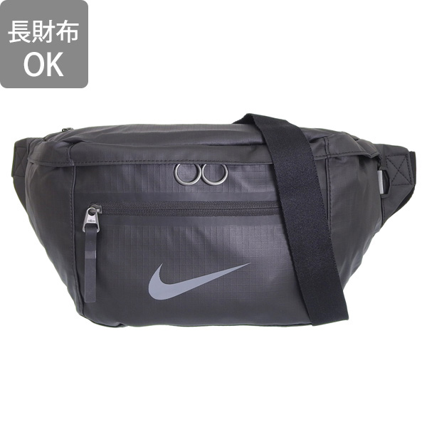 Nike ワンショルダーバッグ ブラック/グレー NIKE（ナイキ） ショルダーバッグ ボディバッグ ウエストバッグ メンズ