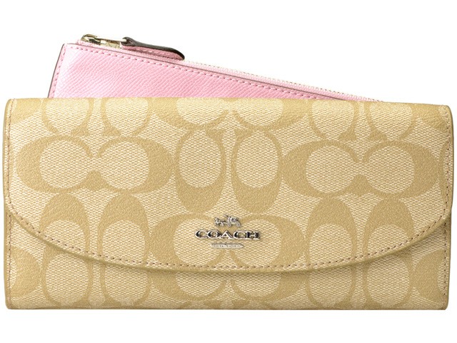 ポイント10％還元】コーチ 財布 COACH 長財布 シグネチャー 二つ折り長 