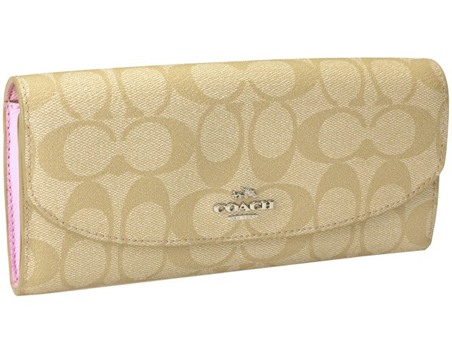 ポイント10％還元】コーチ 財布 COACH 長財布 シグネチャー 二つ折り長 