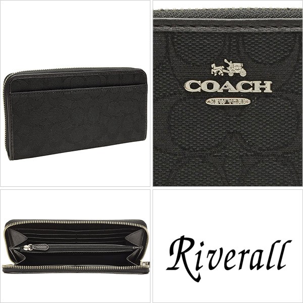 COACH（コーチ） 財布 長財布 シグネチャー ラウンドファスナー 新作