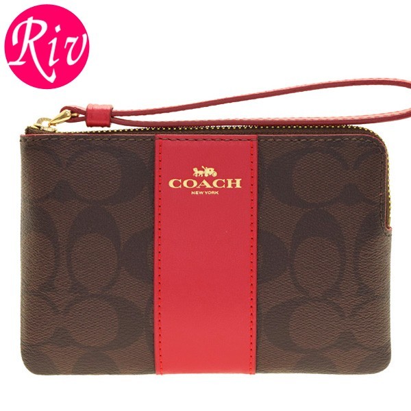 Yahoo! Yahoo!ショッピング(ヤフー ショッピング)コーチ COACH ポーチ リストレット シグネチャー アウトレット f58035