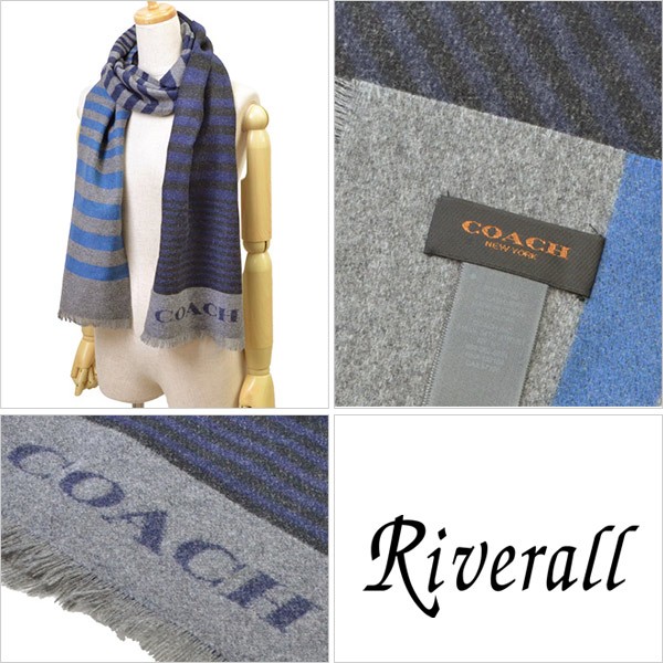 新発売の ボーナス ギフト プレゼント クリスマス ブランド F ボーダー ストールメンズ マフラー 新作 コーチ Coach 誕生日 財布 帽子 ファッション小物 Www Reinnec Cl