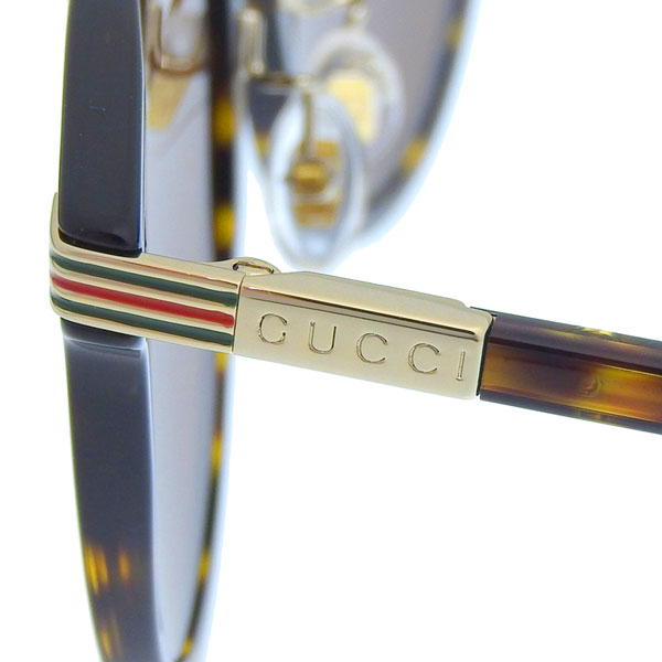 グッチ サングラス メンズ レディース 55□19 145 ブラウンマルチ ファッション用グラス GG1452SK002 GUCCIの画像