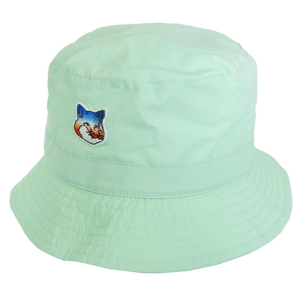 メゾンキツネ 帽子 メンズ レディース バケットハット グリーン IU06172WC0012P322 MAISON KITSUNE