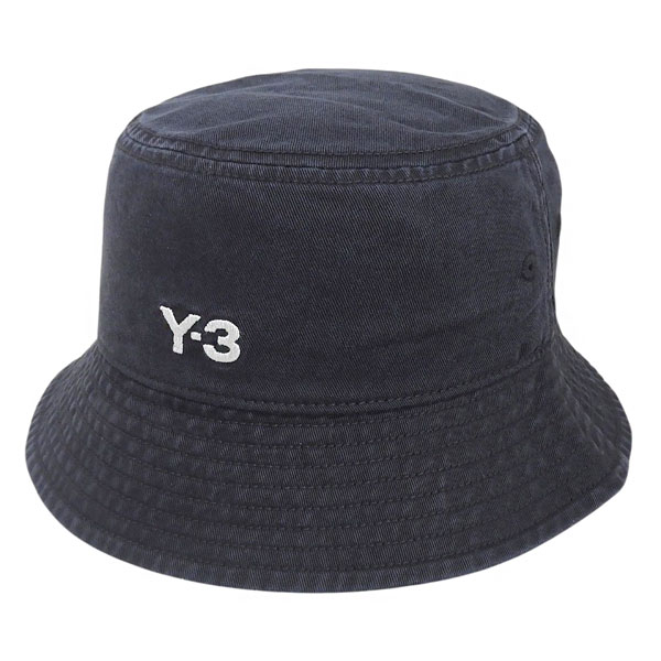 アディダス ワイスリー 帽子 メンズ レディース ハット OSFW W56cm コットン ブラック Y-3 BUCKET HAT IX7000BK Y-3 adidas