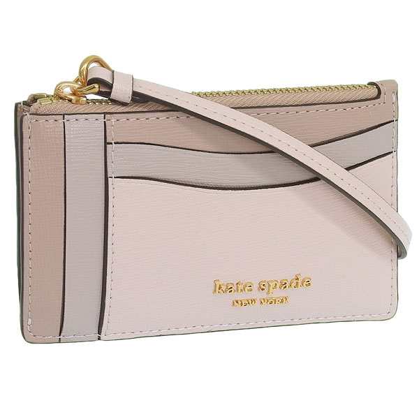 ケイトスペード カードケース コインケース 小銭入れ レディース レザー ピンクマルチ MORGAN COLORBLOCKED SA CN CRDCSWRSTLT K8966 650 kate spade