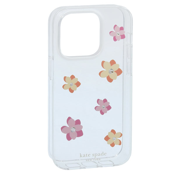 ケイトスペード スマホケース レディース クリアーマルチ FLOWER PRINTED FLOWERS AND SHO iPhone 14 PRO KB320 961 kate spade
