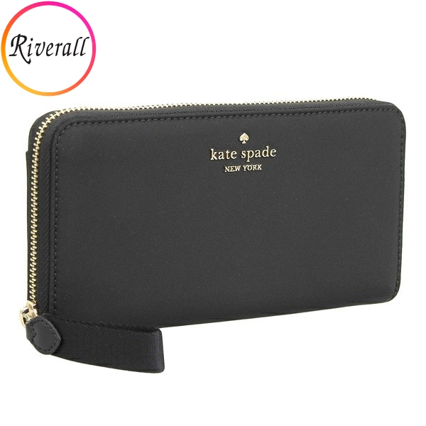 ケイトスペード 財布 レディース 長財布 アウトレット ナイロン ブラック chelsea ksnyl large continental KC631-001 KATE SPADE｜riverall