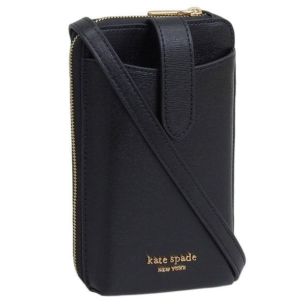 ケイトスペード バッグ レディース ショルダーバッグ スマホショルダー レザー ブラック MORGAN PHN XBDY KE348 001 kate spade