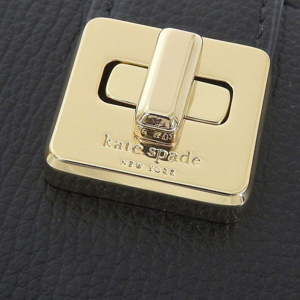 【国内即発】ケイトスペード 折り財布 KF534 001 BLK kate spade NEW YORK ケイトスペード 財布 レディース 2つ折り
