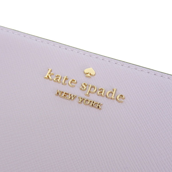kate spade new york 長財布 ラベンダー モーガン ボウ ジップ アラウンド コンチネンタル ウォレット | 長財布