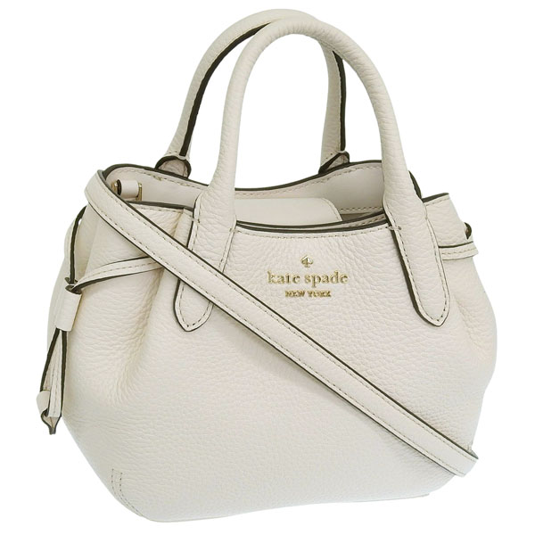 ケイトスペード バッグ レディース 2WAY ショルダーバッグ ハンドバッグ アウトレット レザー ホワイト DUMPLING MINI SATCHEL KI859-100 KATE SPADE