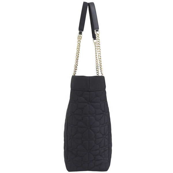 ケイトスペード バッグ レディース トートバッグ アウトレット ブラック SPADE FLOWER QU XL TOTE KK074 001 kate spade A4対応の画像