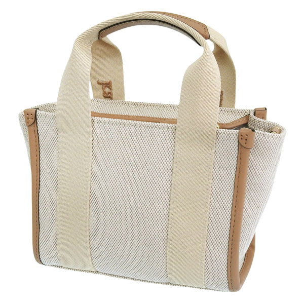 ケイトスペード ハンドバッグ ショルダーバッグ ベージュ 2way PVC kate spade NEW YORK - ケイトスペード 2wayハンドバッグ