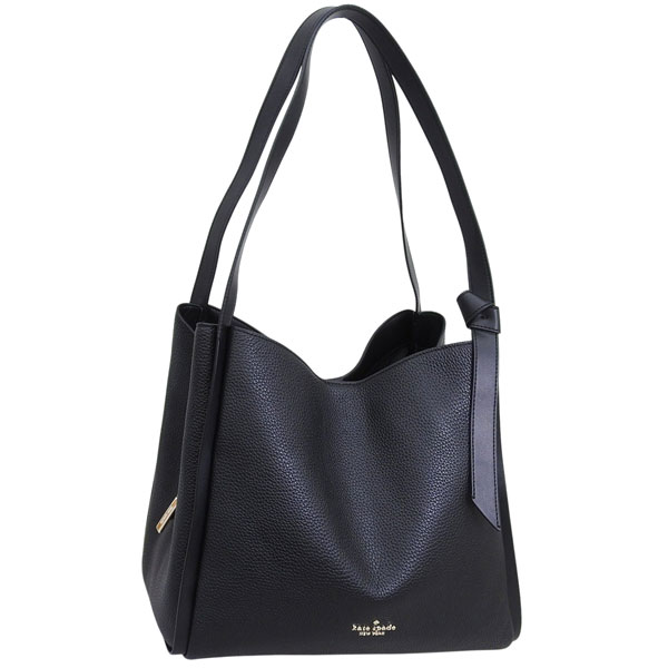 ケイトスペード バッグ レディース ショルダーバッグ アウトレット レザー ブラック knott lg carryall KM663-001 KATE SPADE