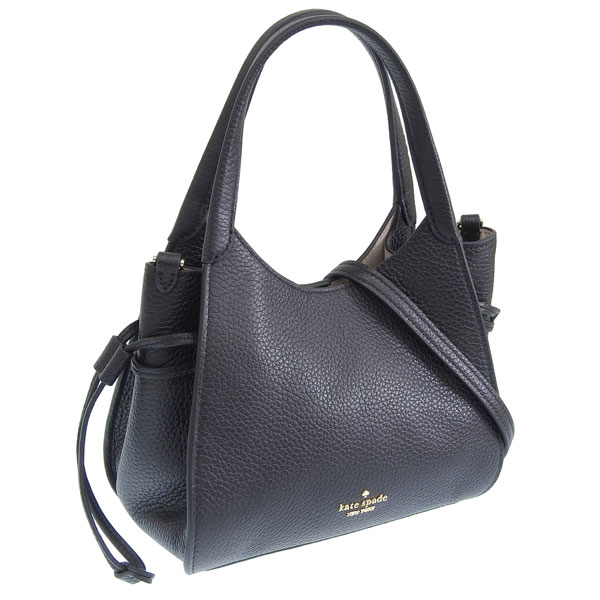 ケイトスペード バッグ レディース ショルダーバッグ 2way 斜めがけ アウトレット レザー ブラック stash mini carryall bag KN634 001 kate spade