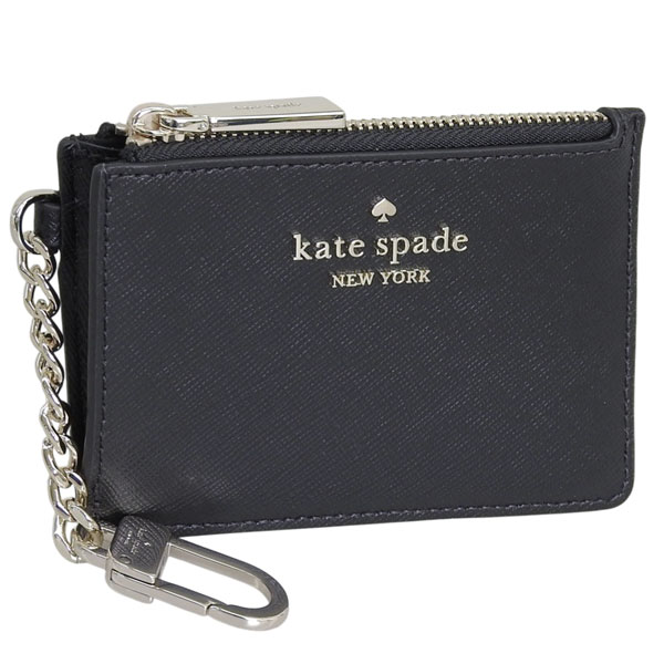 ケイトスペード レディース カードケース コインケース 小銭入れ アウトレット レザー ブラック WALLETS SAFFIANO LEATHER KEY R KN771-001 KATE SPADE