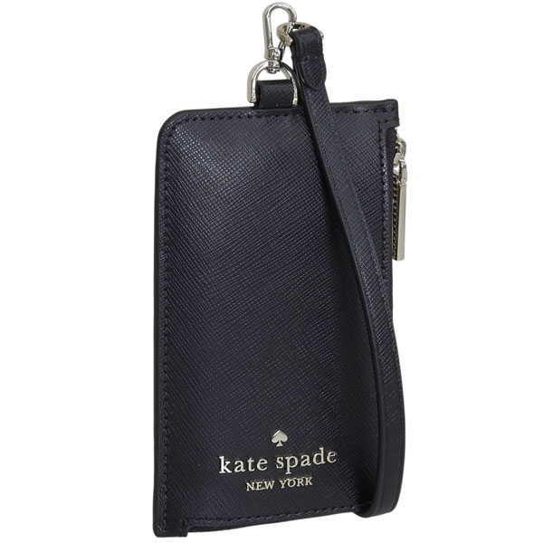 ケイトスペード レディース カードケース コインケース 小銭入れ アウトレット レザー ブラック WALLETＳ CRD CSE LNYRD KN779-001 KATE SPADE