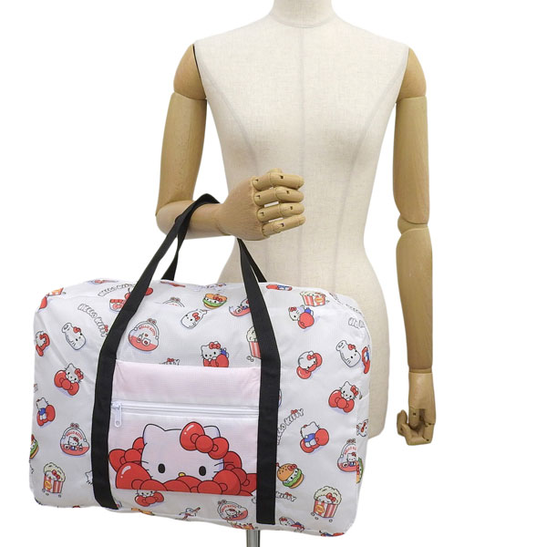 sanrio（サンリオ） バッグ レディース ボストンバッグ ホワイトマルチ