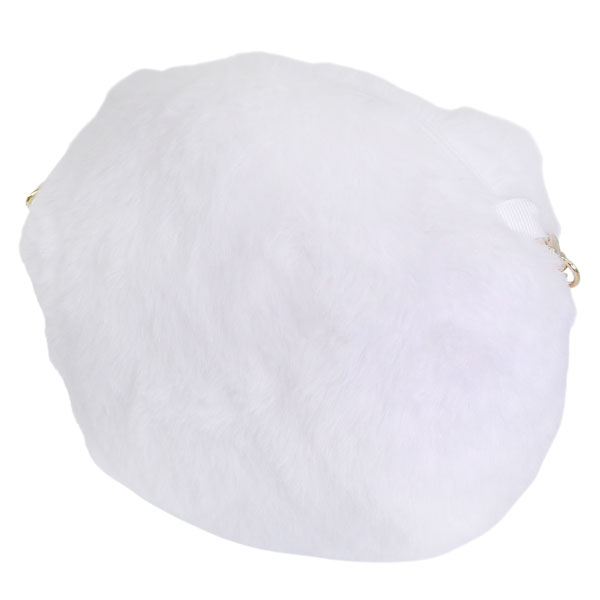 サンリオ キティ バッグ レディース ショルダーバッグ フェイクファー ホワイト KTダイカットファーショルダー 113 KT113 SANRIO | sanrio | 03