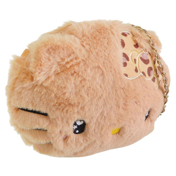 サンリオ キティ バッグ レディース ショルダーバッグ フェイクファー ベージュ KTダイカットファーショルダー 114 LEO KT114 SANRIO