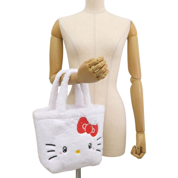 未使用　サンリオ　キティーちゃん　 ハンドバッグ sanrio（サンリオ） キティ バッグ レディース ハンドバッグ フェイク